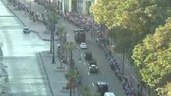 CLEAN : Images of the ashes of Fidel Castro from a roof News Clip