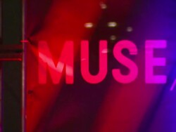 Atmosphere: Signage at the Jessye Norman And Angela Bassett Inaugurate A New Orchestra: MUSE/IQUE at Pasadena CA. (Footage by WireImage Video/Getty Images Entertainment Video) Stock Footage