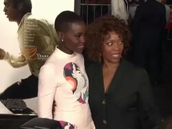 Lupita Nyong'o, Alfre Woodard at 12 Years A Slave Los Angeles Premiere on 10/14/2013 in Los Angeles, CA. (Footage by WireImage Video/Getty Images Entertainment Video) Stock Footage