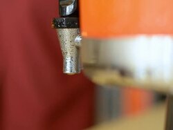 close up rear view : self service Stock Footage