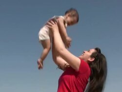 Mother and Baby Stock Footage