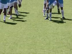 Soccer Warmup Stock Footage