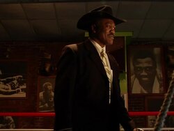 B-Roll: Joe Frazier photo shoot. Stock Footage