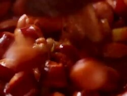 Jambalaya Close-Up with Wooden Spoon Stock Footage