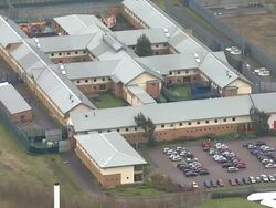 Yarl's Wood detention centre for immigration aerials News Clip