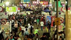 HD:Crowd people walking on the street in Hong kong.(Timelapse) Stock Footage