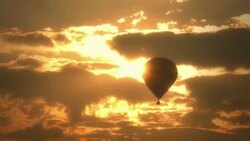 Hot Air Balloon Stock Footage
