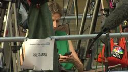 TV Crews Waiting for Royal Baby News at Hospital News Clip