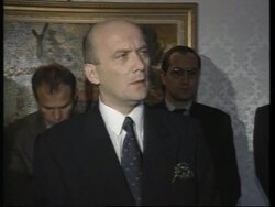 USA: NEW YORK: ISRAEL &amp; BOSNIA SIGN COOPERATION AGREEMENT News Clip