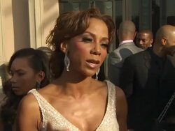 INTERVIEW: Holly Robinson Peete on the event. at the 42nd NAACP Image Awards at Los Angeles CA. (Footage by WireImage Video/GettyImages) Stock Footage