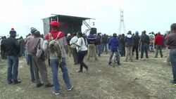 CLEAN : S African mineworkers remember 2012 Marikana killings News Clip