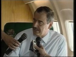 President Fox visits, comments on wife's political plans Instructional Video