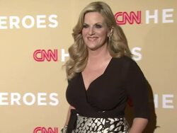 Trisha Yearwood at 2014 CNN Heroes: An All Star Tribute - Red Carpet at American Museum of Natural History on November 18, 2014 in New York City Stock Footage