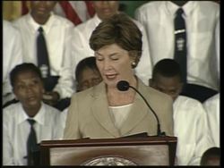 US first lady on education and Liberia News Clip