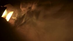 Stage light and smoke Stock Footage