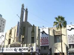 Atmosphere at The Book Of Mormon Los Angeles Opening Night Stock Footage