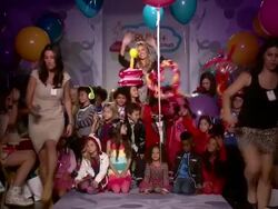 Heidi Klum and models walk during Heidi Klum Presents Her Holiday Truly Scrumptious Collection For Babies"R"Us At Kids Fashion Week In NYC Stock Footage