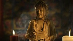 Buddha Statue Stock Footage