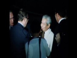 SYND 11-2-73 KISSINGER IN VIENTIANE FOR VISIT TO LAOS News Clip