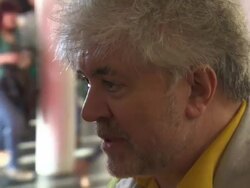 Pedro Almodovar at the 'I'm So Excited' Gala Stock Footage