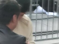 Jackie Chan at The Karate Kid Premiere in Westwood at the Celebrity Sightings in Los Angeles at Los Angeles CA. (Footage by WireImage Video/GettyImages) Stock Footage