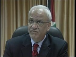 Palest reax to Olmert summit call,  security heightened ahead of Passover News Clip