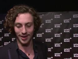 INTERVIEW: Aaron Johnson on playing a young John Lennon in 'Nowhere Boy'Ã‰. Stock Footage