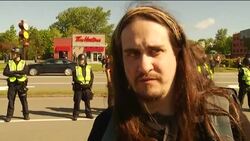 Canadian Police Peacefully Break Up G-7 Protest Instructional Video