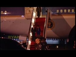 Barack Obama Arrives in the UK News Clip