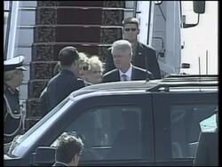 EGYPT: BILL CLINTON ARRIVES News Clip