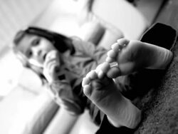 HD: Cute Little Girl Eating Stock Footage