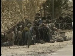 Hundreds of Palestinians arrested and handcuffed News Clip