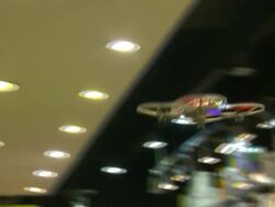 Remote-controlled helicopters and drones on display in Menkind store News Clip