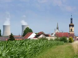 Nuclear Power Station Stock Footage