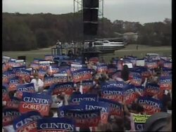 USA: FINAL BUILD-UP OF PRESIDENT BILL CLINTON'S ELECTION CAMPAIGN News Clip