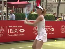 Monica Seles Stock Footage