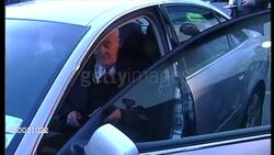 Tony Benn MP departing Heathrow News Clip