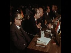 SYND 25-12-73 AFRICAN INDUSTRIAL MINISTERS CONFERENCE IN CAIRO News Clip