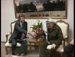West Bank - Talks on Palestine/Protests continue News Clip