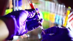 Medical Syringe, Injection, Macro, Syringes, needle concept Stock Footage