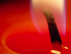 HD: Candle Burning Stock Footage