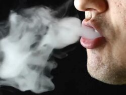 Man smoking Stock Footage