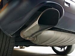 Car catalytic converter Stock Footage