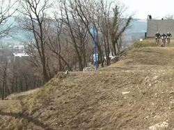 HD: Race Start Of Four Cross MTB Stock Footage