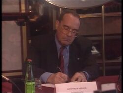 YUGOSLAVIA: ICRC PRESIDENT US SOLDIERS PRESS CONFERENCE News Clip