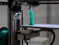 Printing with 3D Printer Stock Footage