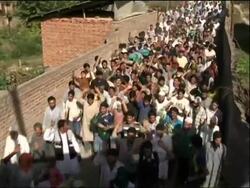 Funeral after clashes, anti-US demo in Indian Kashmir; US amb News Clip
