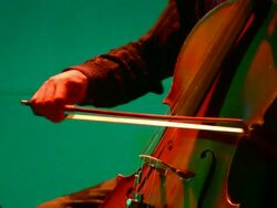HD 1080i Man playing Cello 3 Stock Footage