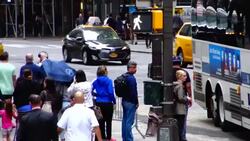 Morning Rush Hour, 5th Ave, New York City Stock Footage