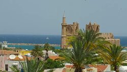 Famagusta Old Town View, Northern Cyprus Stock Footage